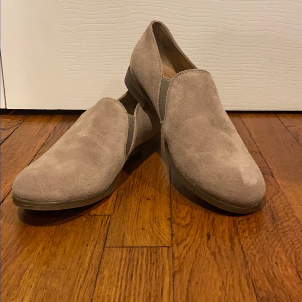 Slip on Faux Suede Oxfords